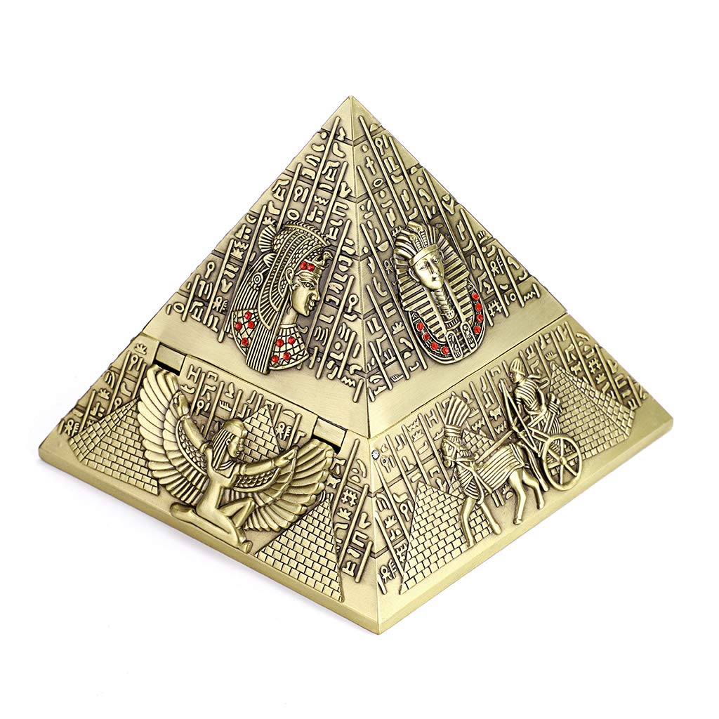 Amazon.com: Hipiwe Windproof Metal Pyramid Ashtray - Vintage